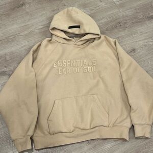 Essentials Beige Hoodie